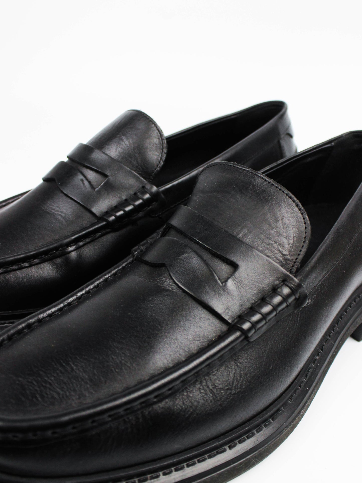 Marks & Spencer Black Leather Loafers