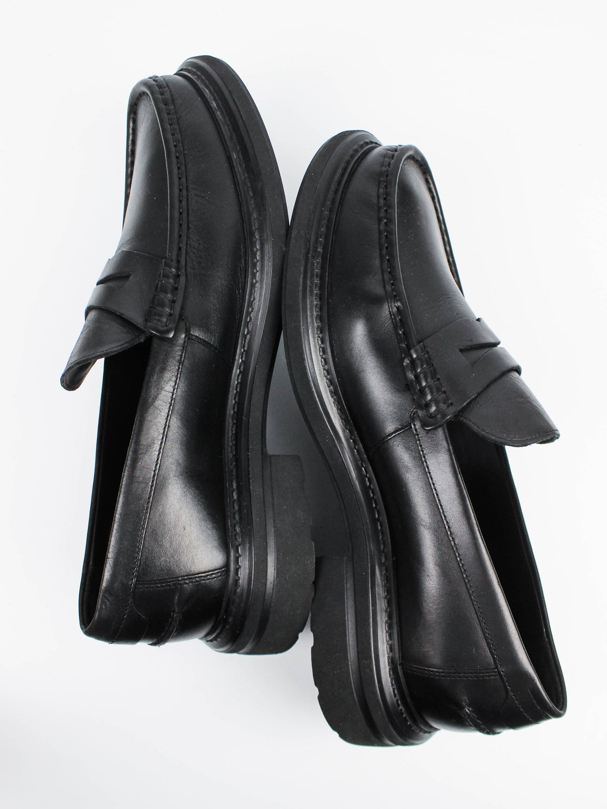 Marks & Spencer Black Leather Loafers