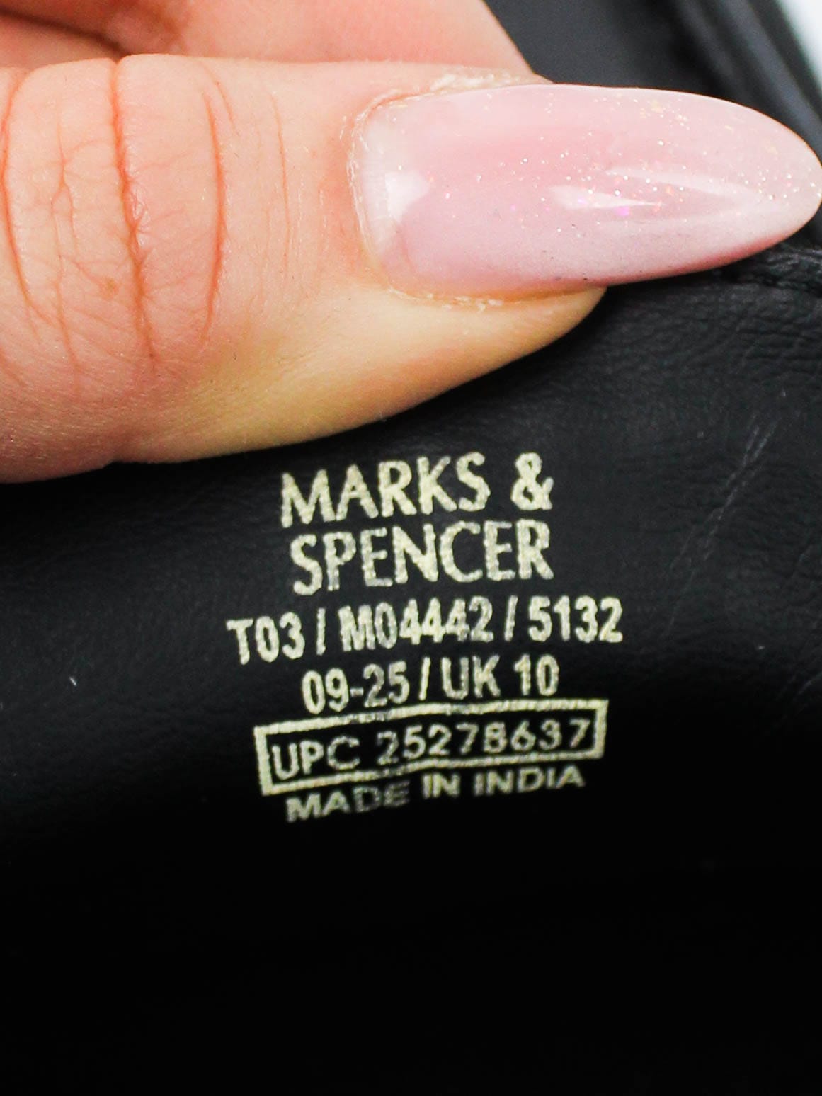 Marks & Spencer Black Leather Loafers
