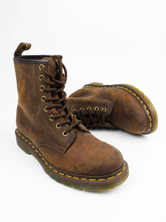 Dr. Martens 1490 Brown Leather Boots