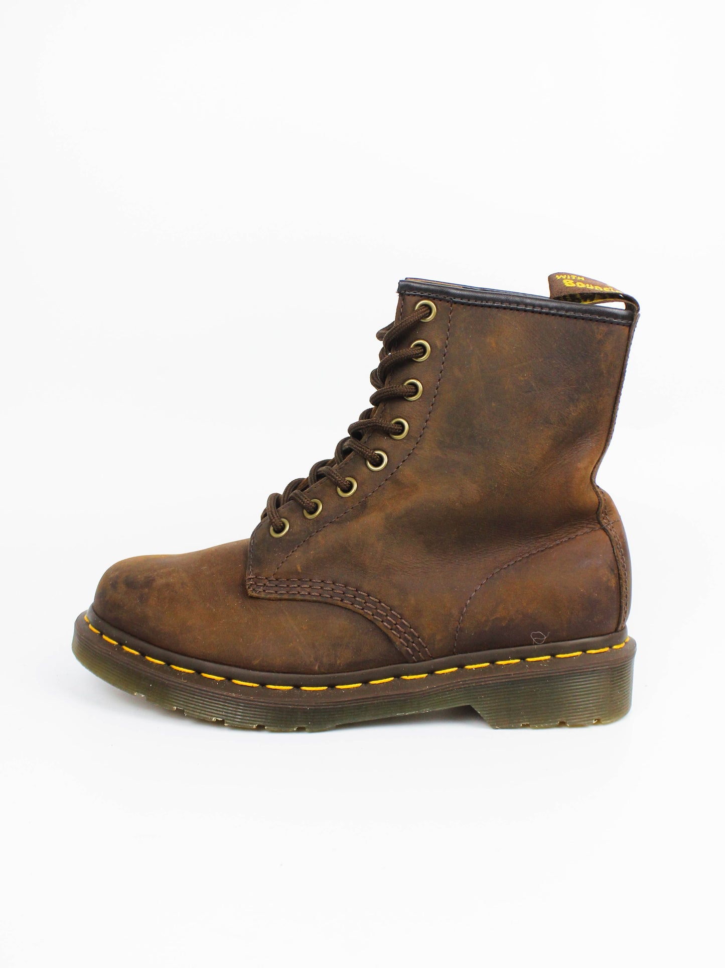 Dr. Martens 1490 Brown Leather Boots