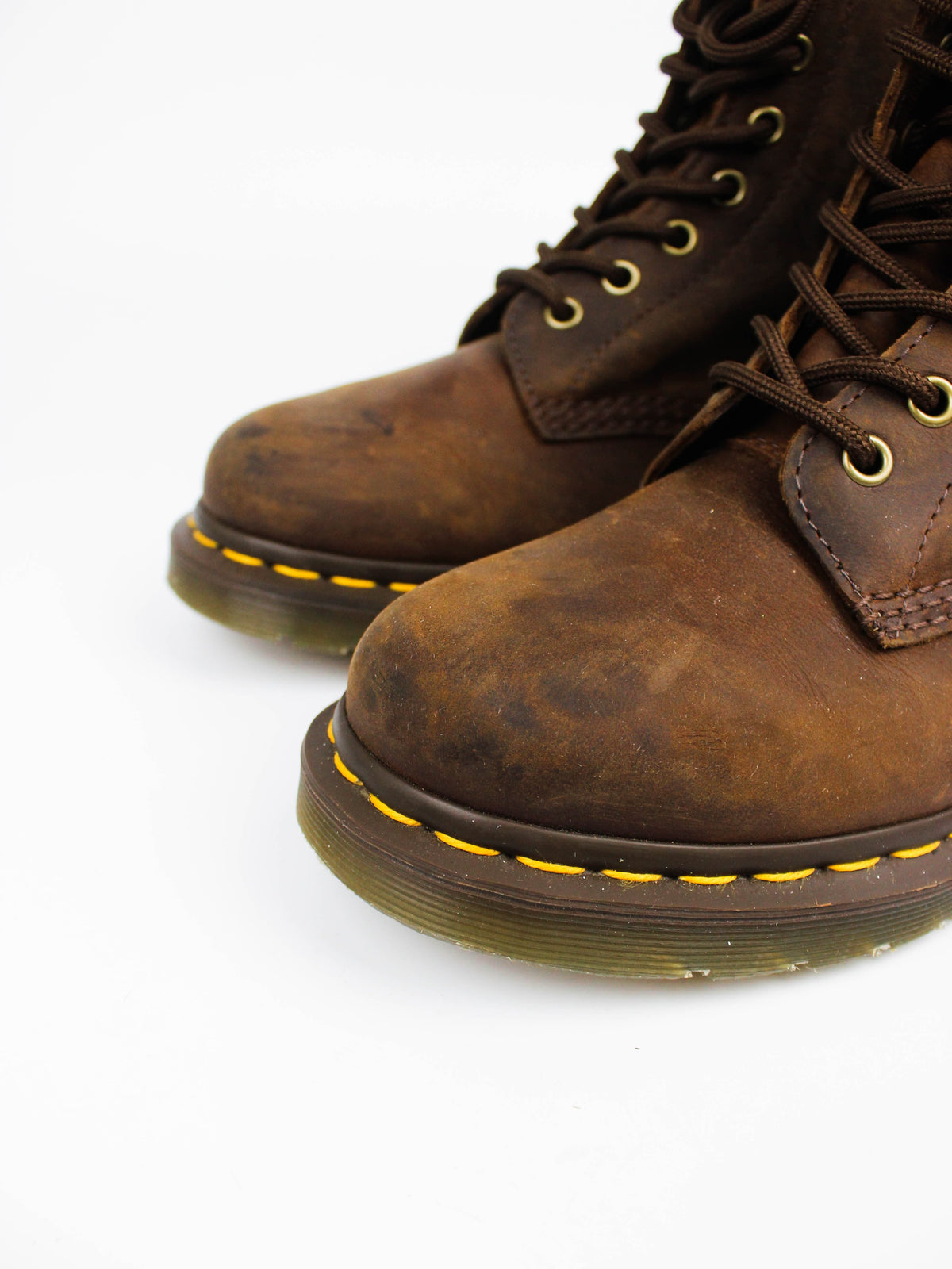 Dr. Martens 1490 Brown Leather Boots