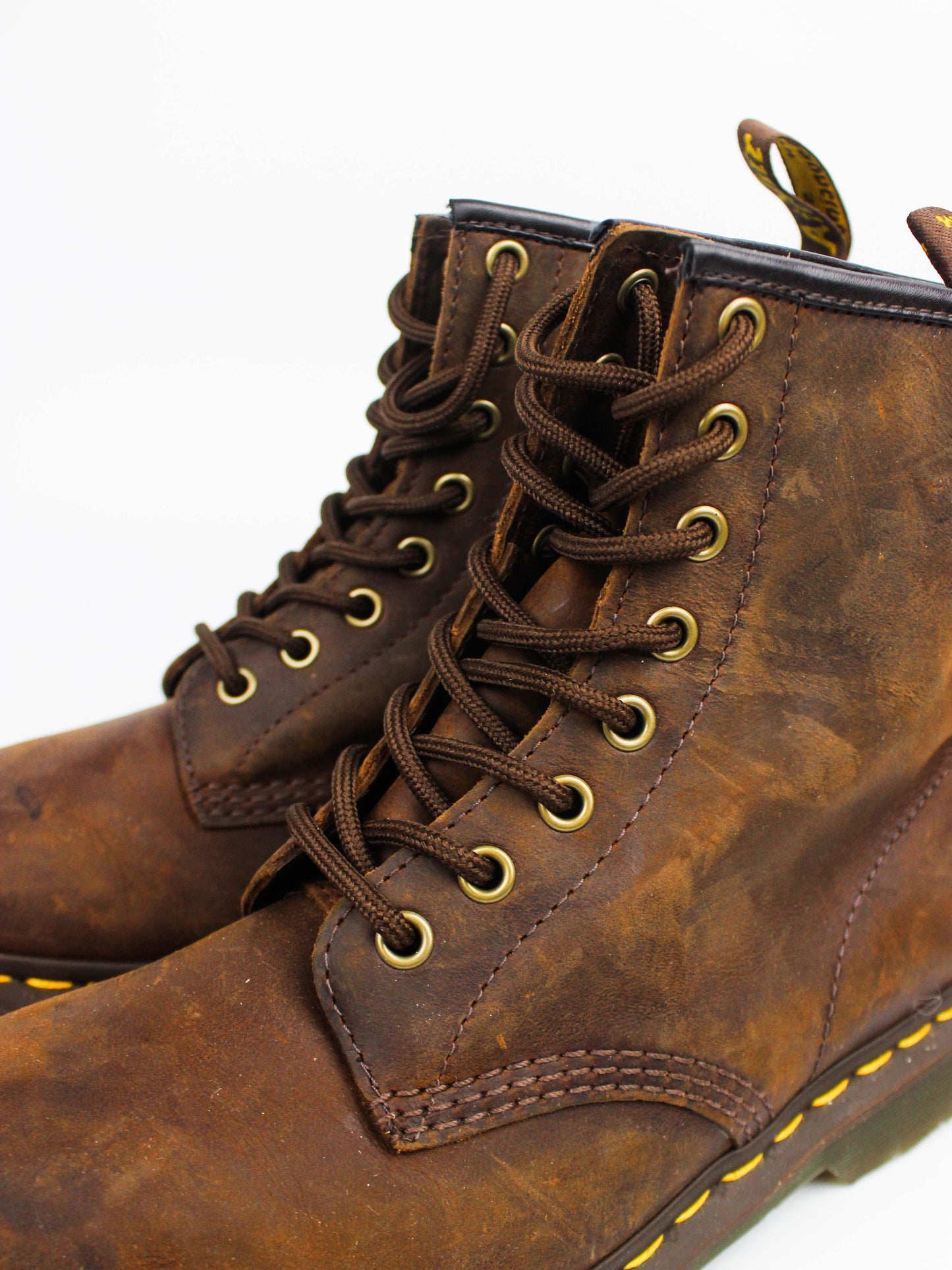 Dr. Martens 1490 Brown Leather Boots