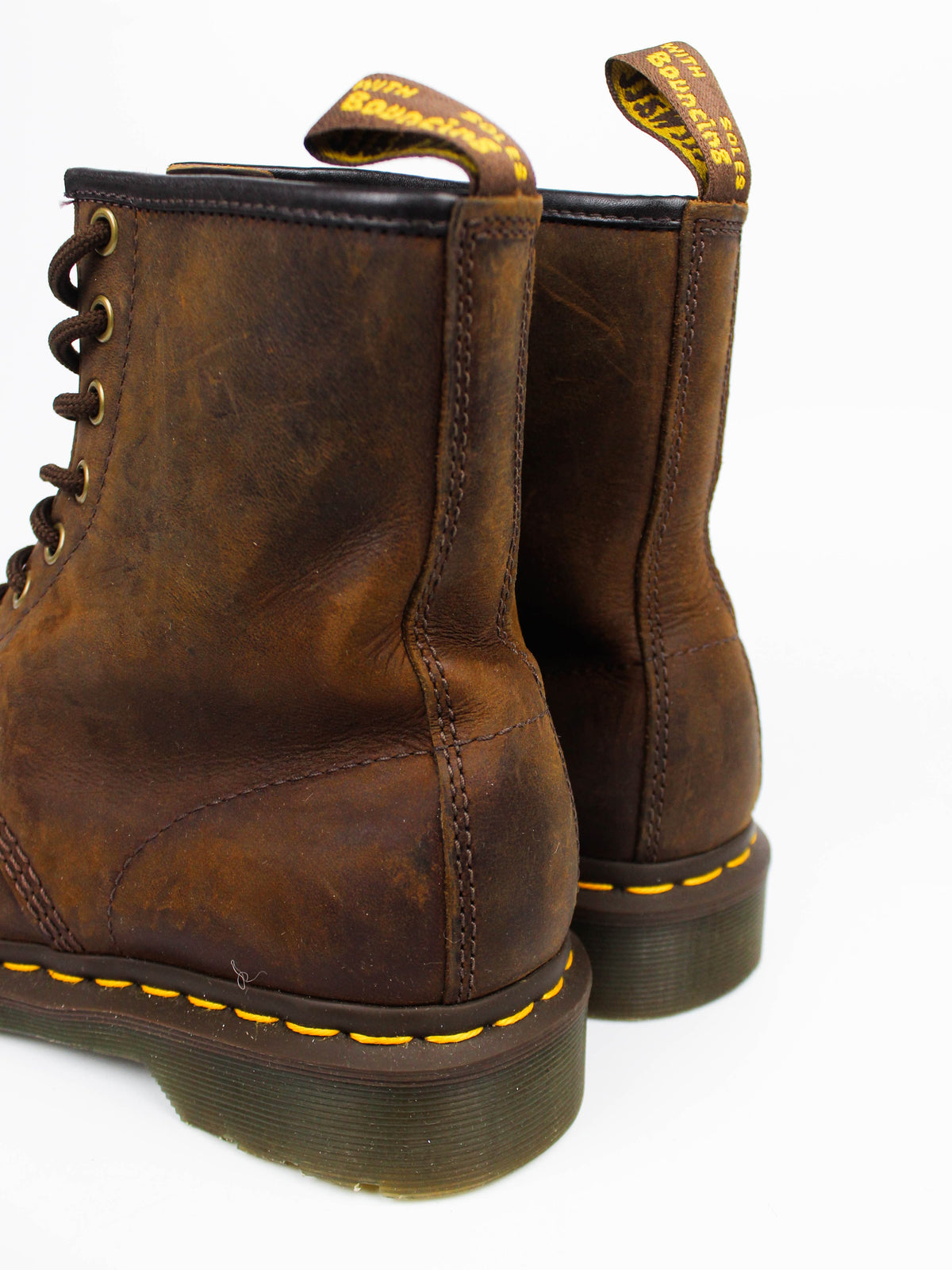 Dr. Martens 1490 Brown Leather Boots
