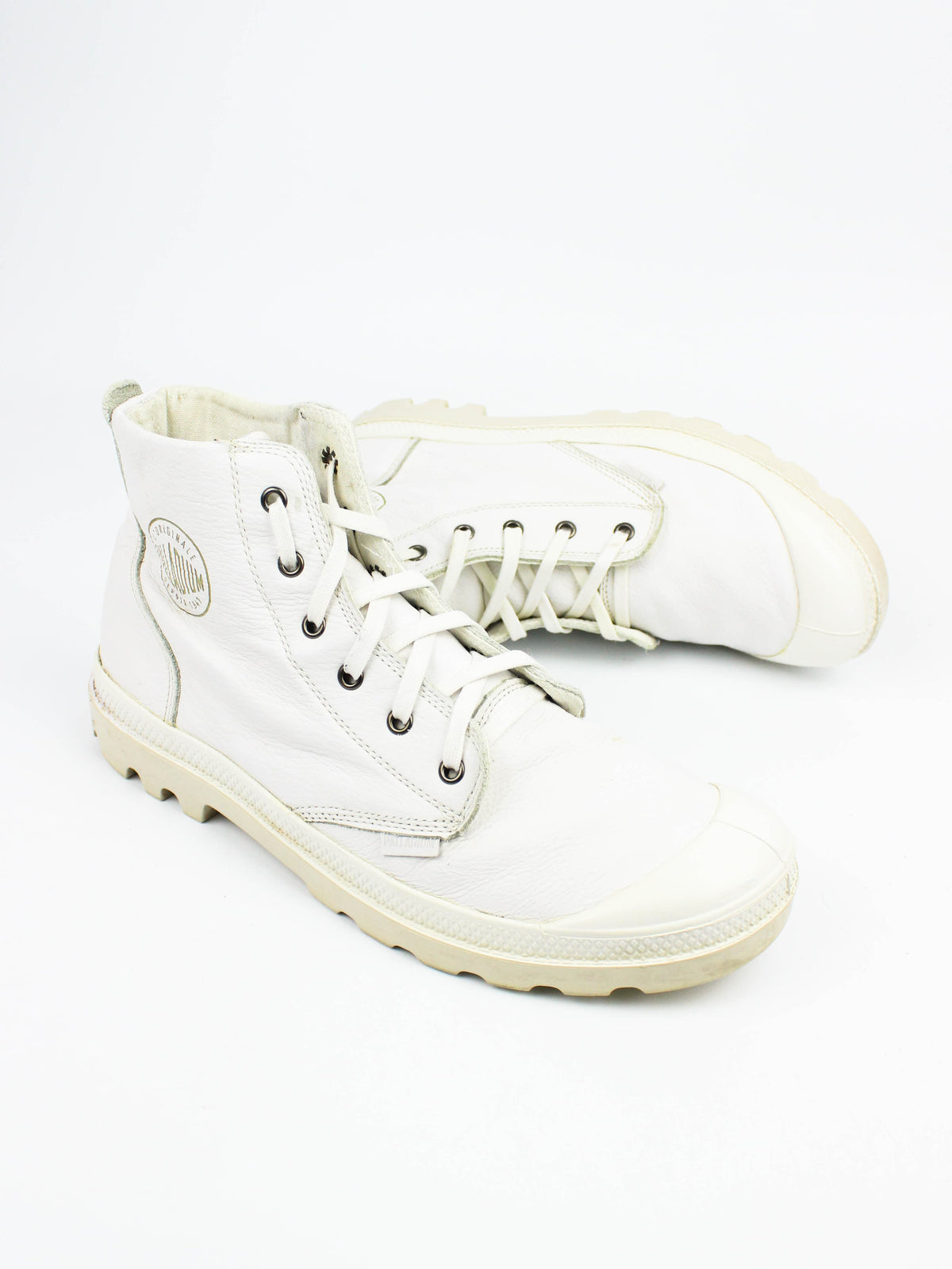 Palladium Pampa Hi Leather White
