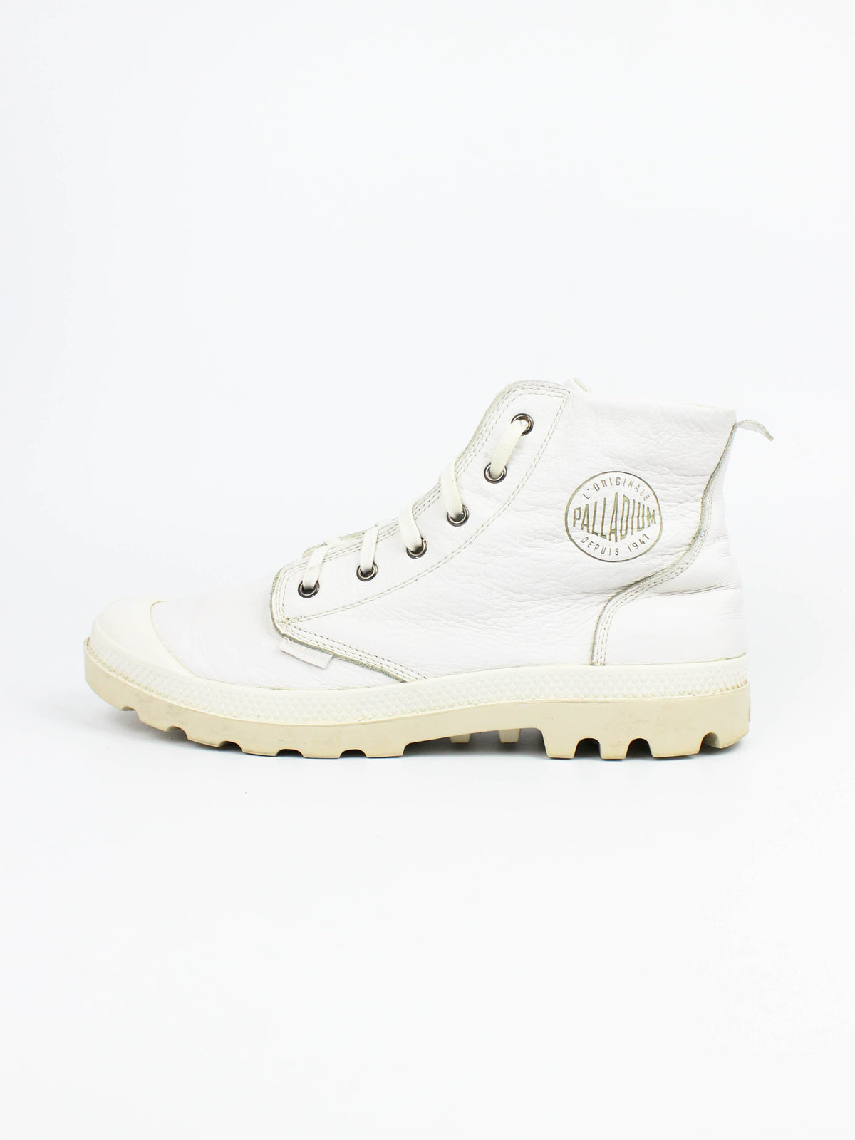 Palladium Pampa Hi Leather White