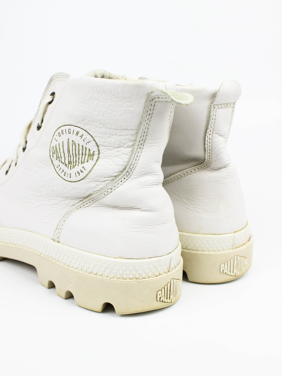Palladium Pampa Hi Leather White
