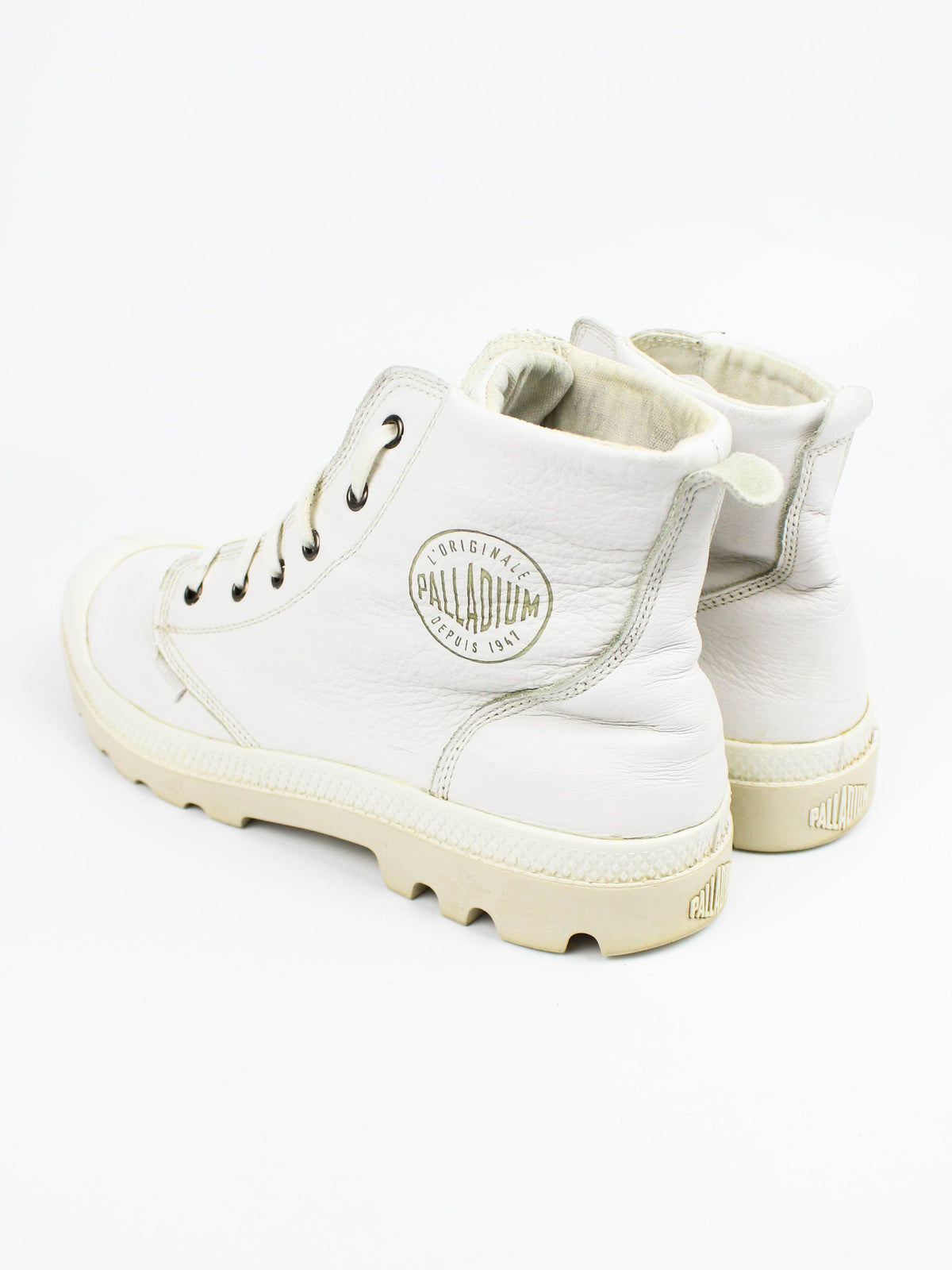 Palladium Pampa Hi Leather White