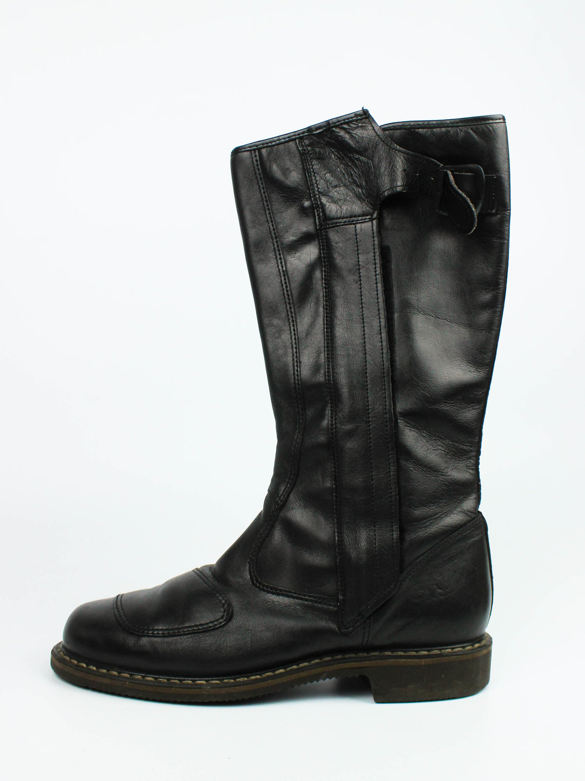 Black Leather Tall Boots