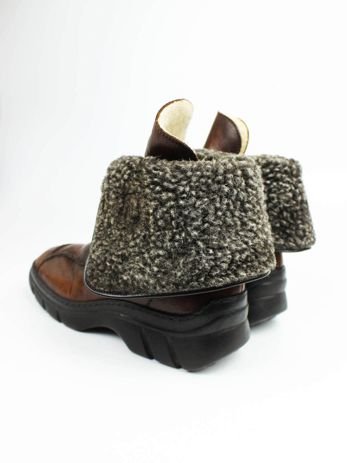 Rieker Brown Leather Winter Boots