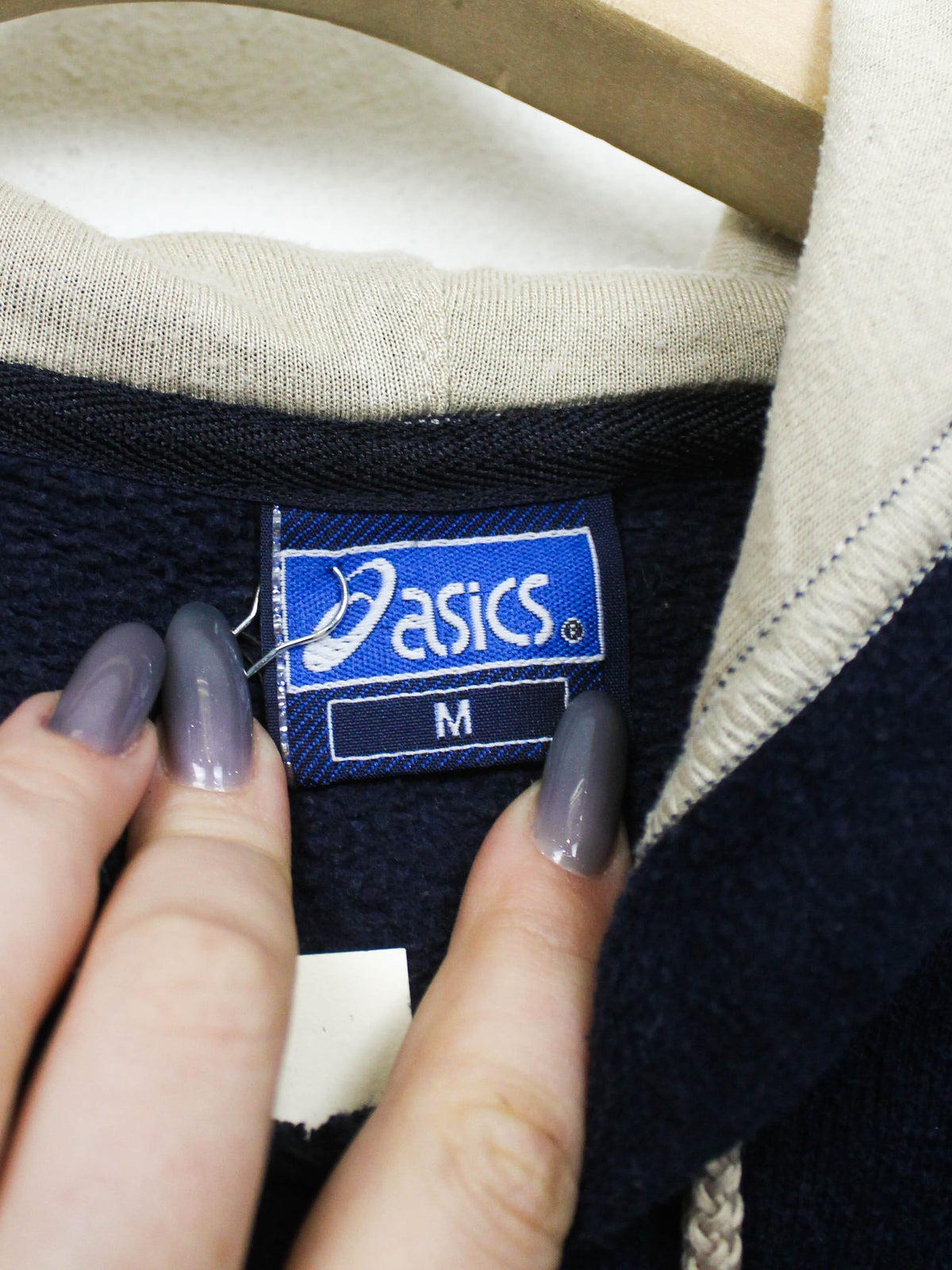 Темно-синій худі ASICS
