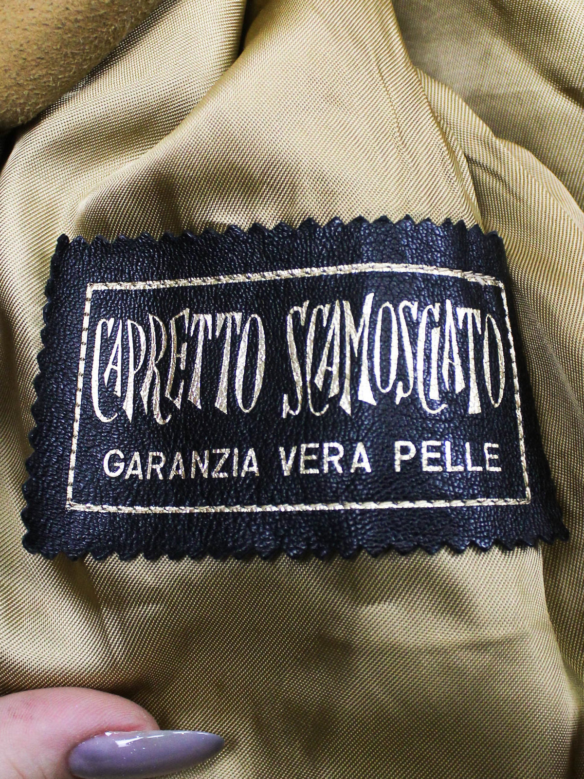 Замшевий бомбер Capretto Scamosciato