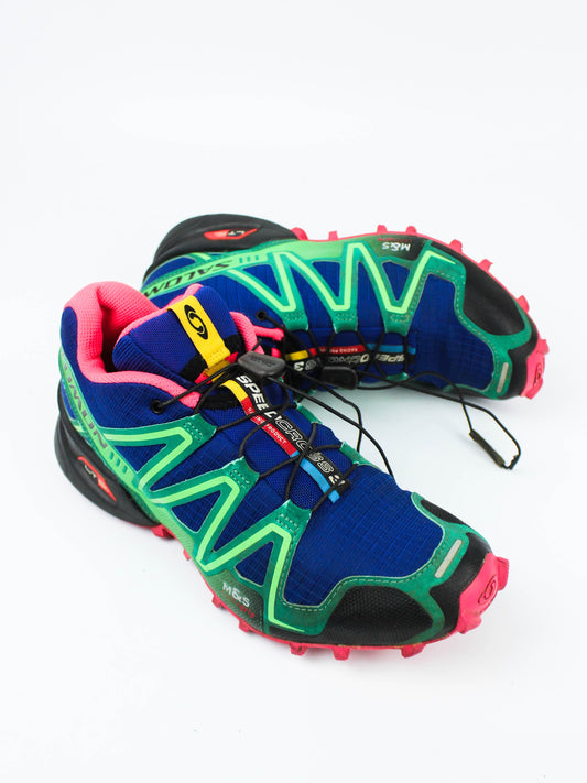 Salomon Speedcross 3 W G Blue / Emerald Green / Hot Pink