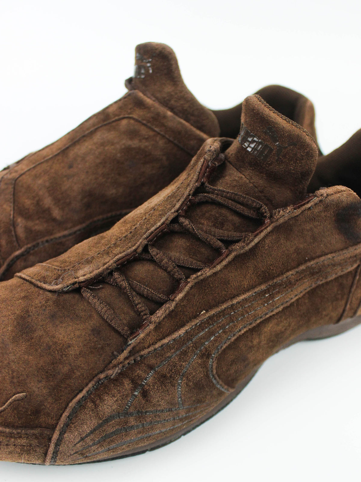 Puma Brown Suede Vintage Sneakers