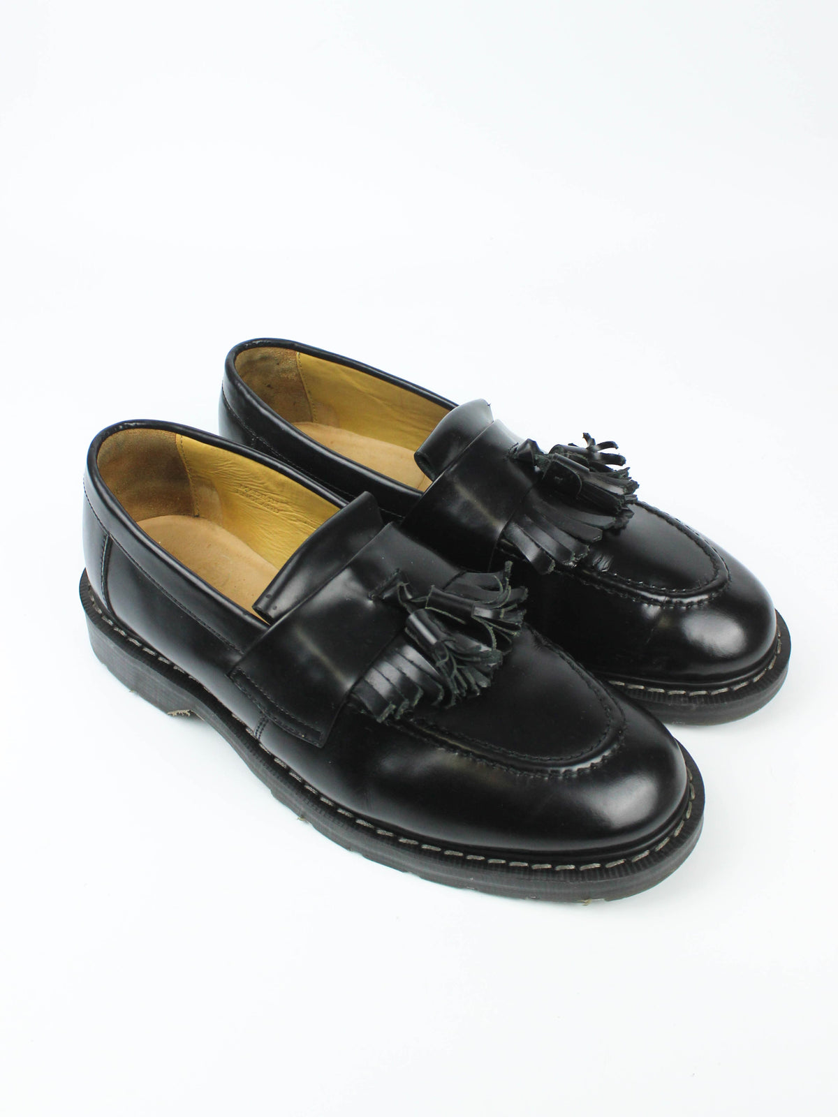 Solovair Tassel Loafer Black Hi-Shine