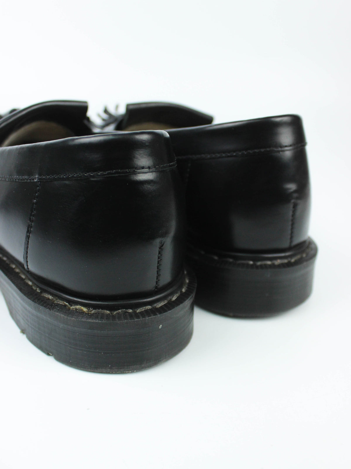 Solovair Tassel Loafer Black Hi-Shine