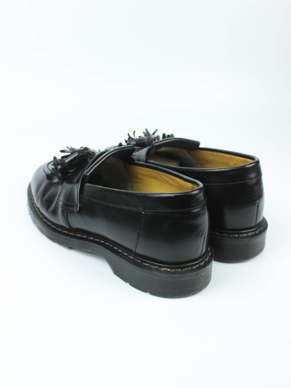 Solovair Tassel Loafer Black Hi-Shine