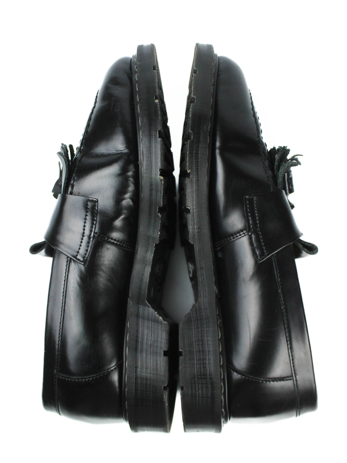 Solovair Tassel Loafer Black Hi-Shine