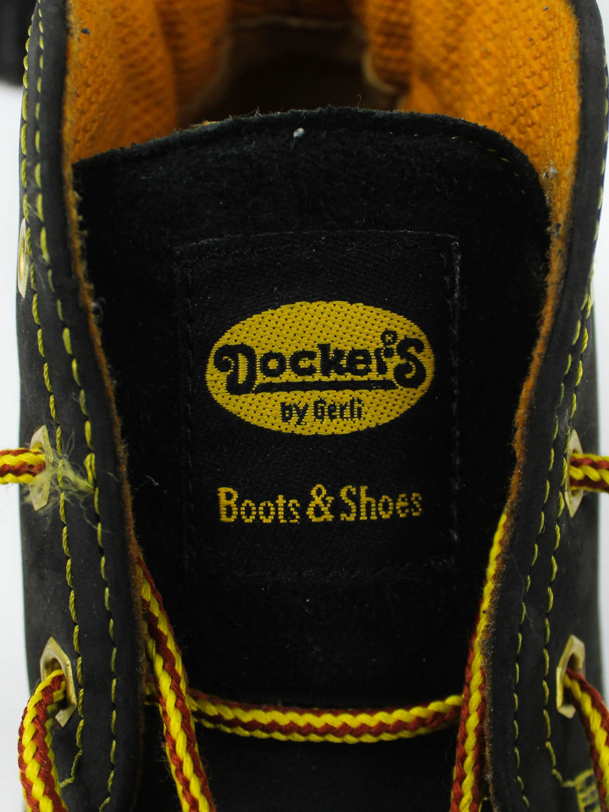 Dockers Black Suede Hiking Boots