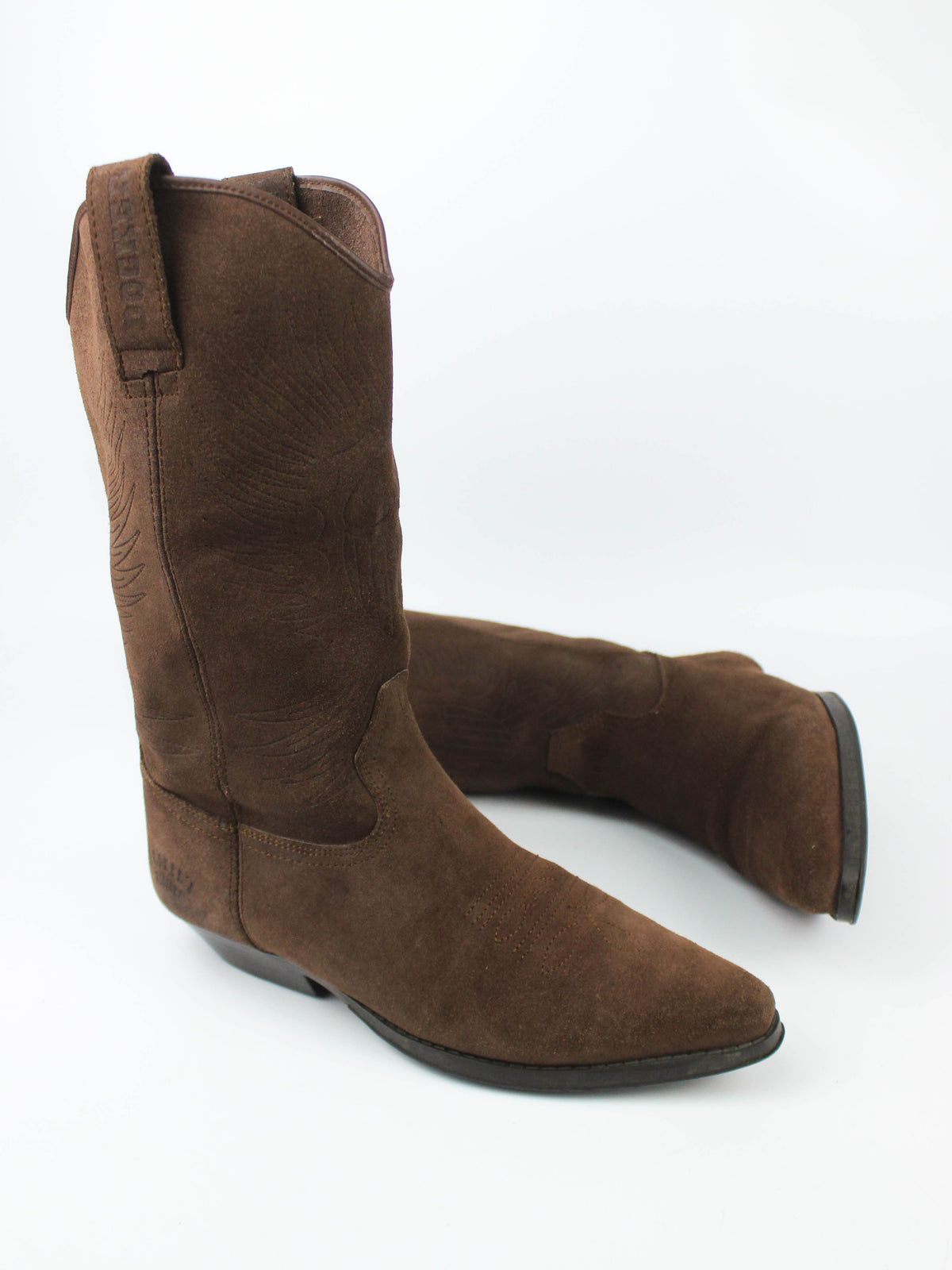 Dockers Brown Suede Tall Riding Boots