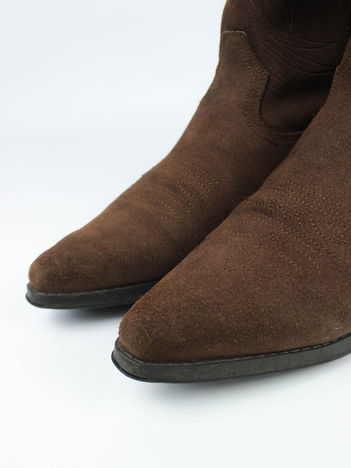 Dockers Brown Suede Tall Riding Boots