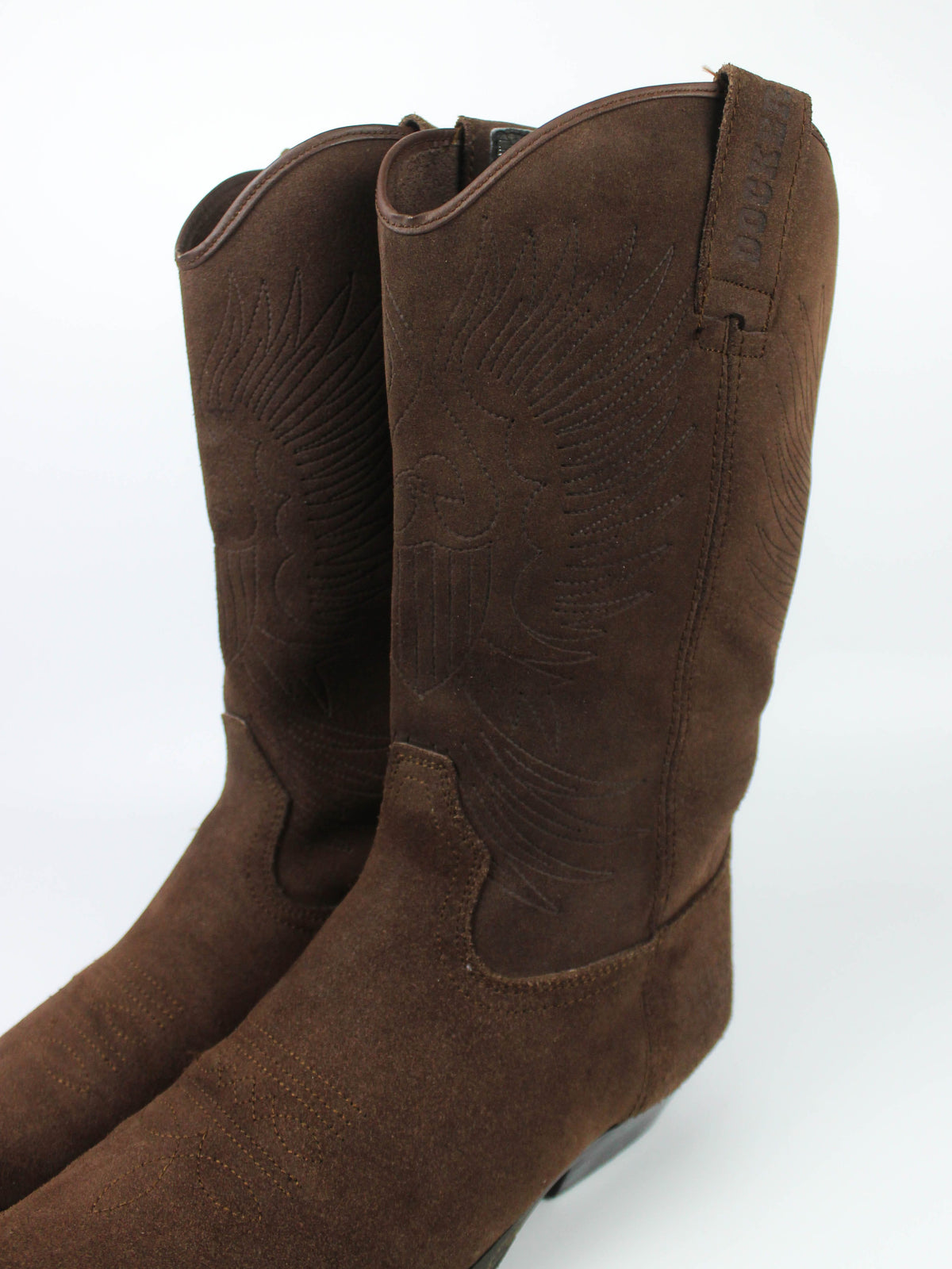 Dockers Brown Suede Tall Riding Boots