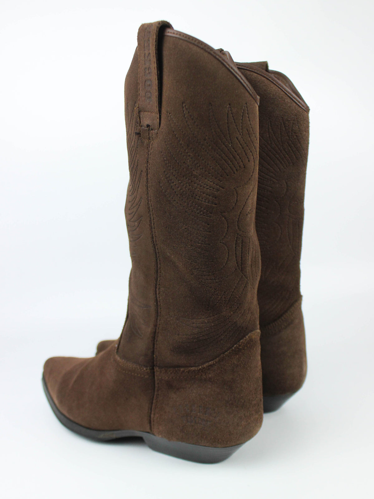 Dockers Brown Suede Tall Riding Boots