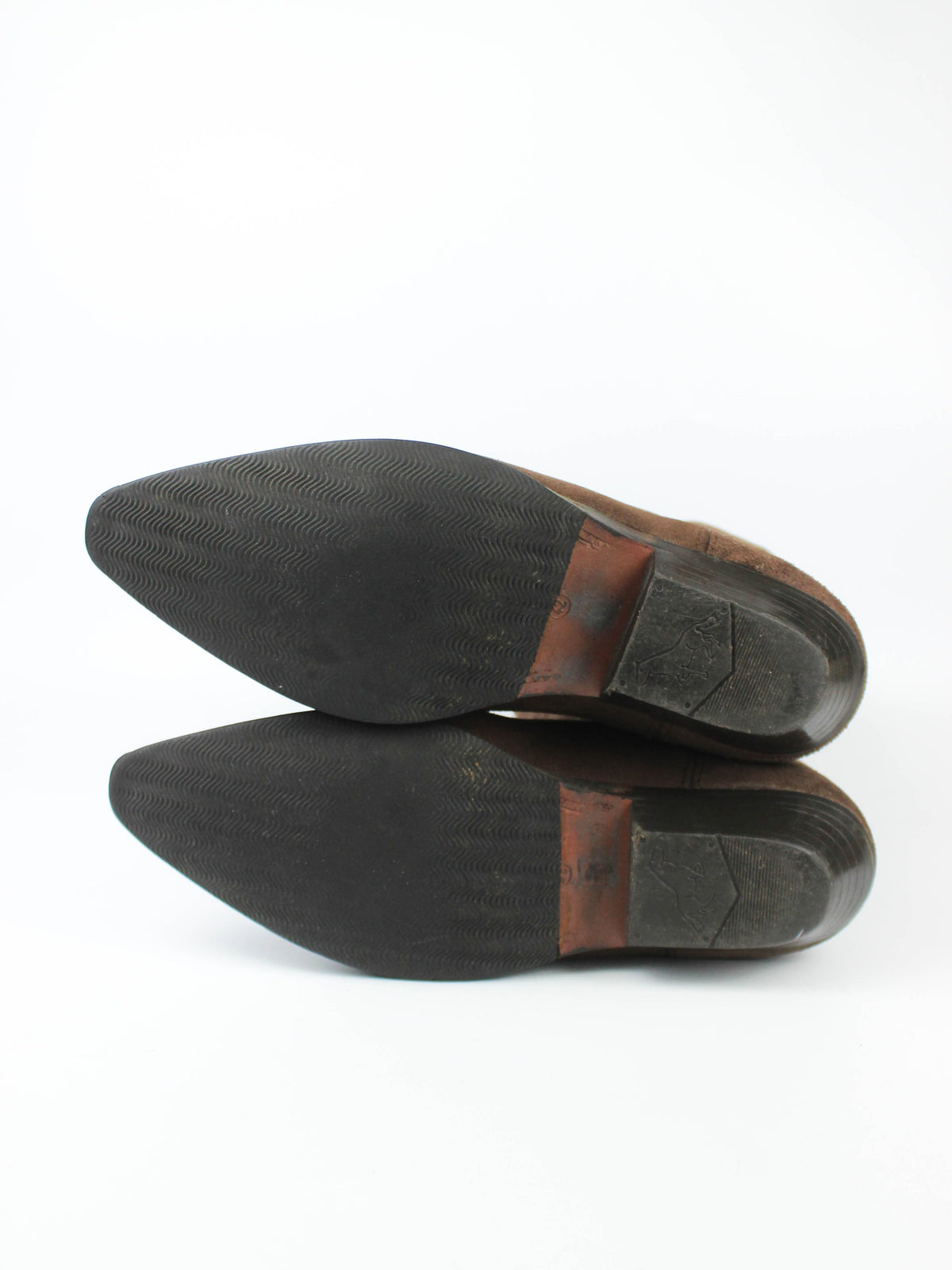 Dockers Brown Suede Tall Riding Boots