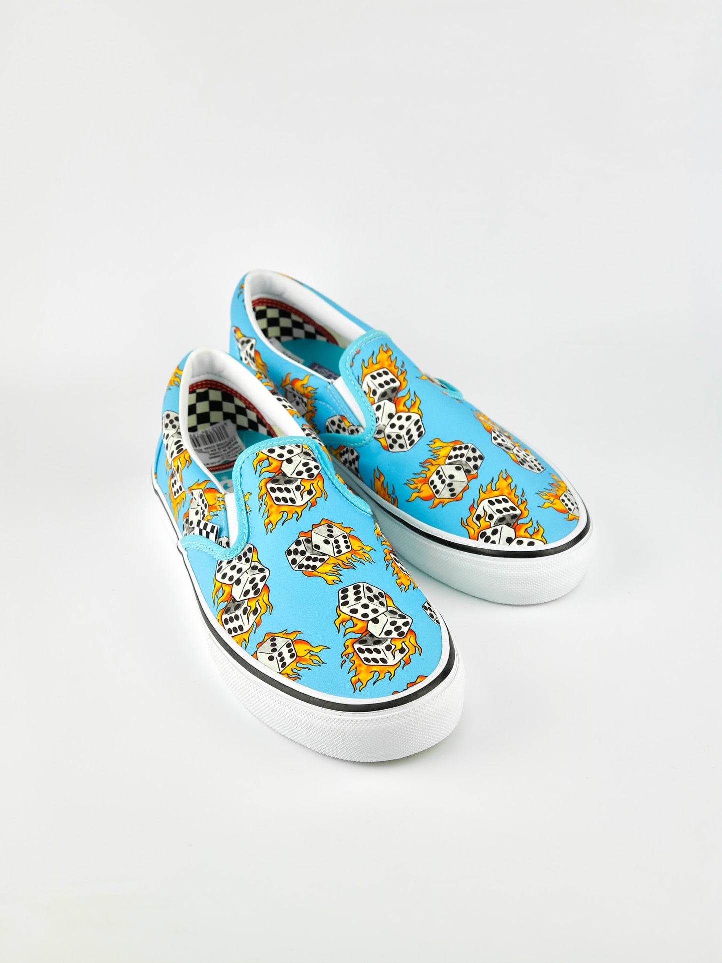 Vans Slip-om Blue Flame Dice