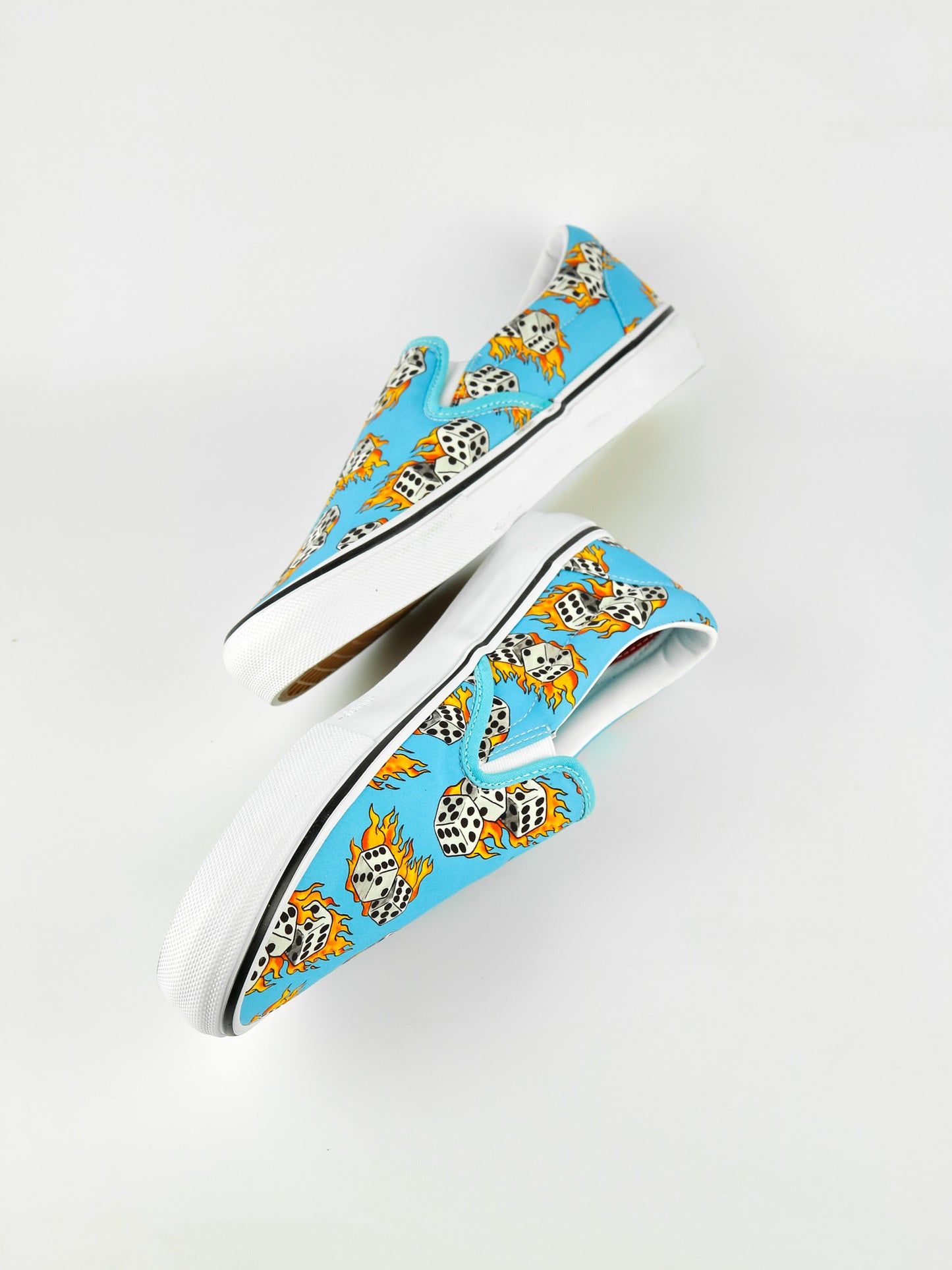 Vans Slip-om Blue Flame Dice