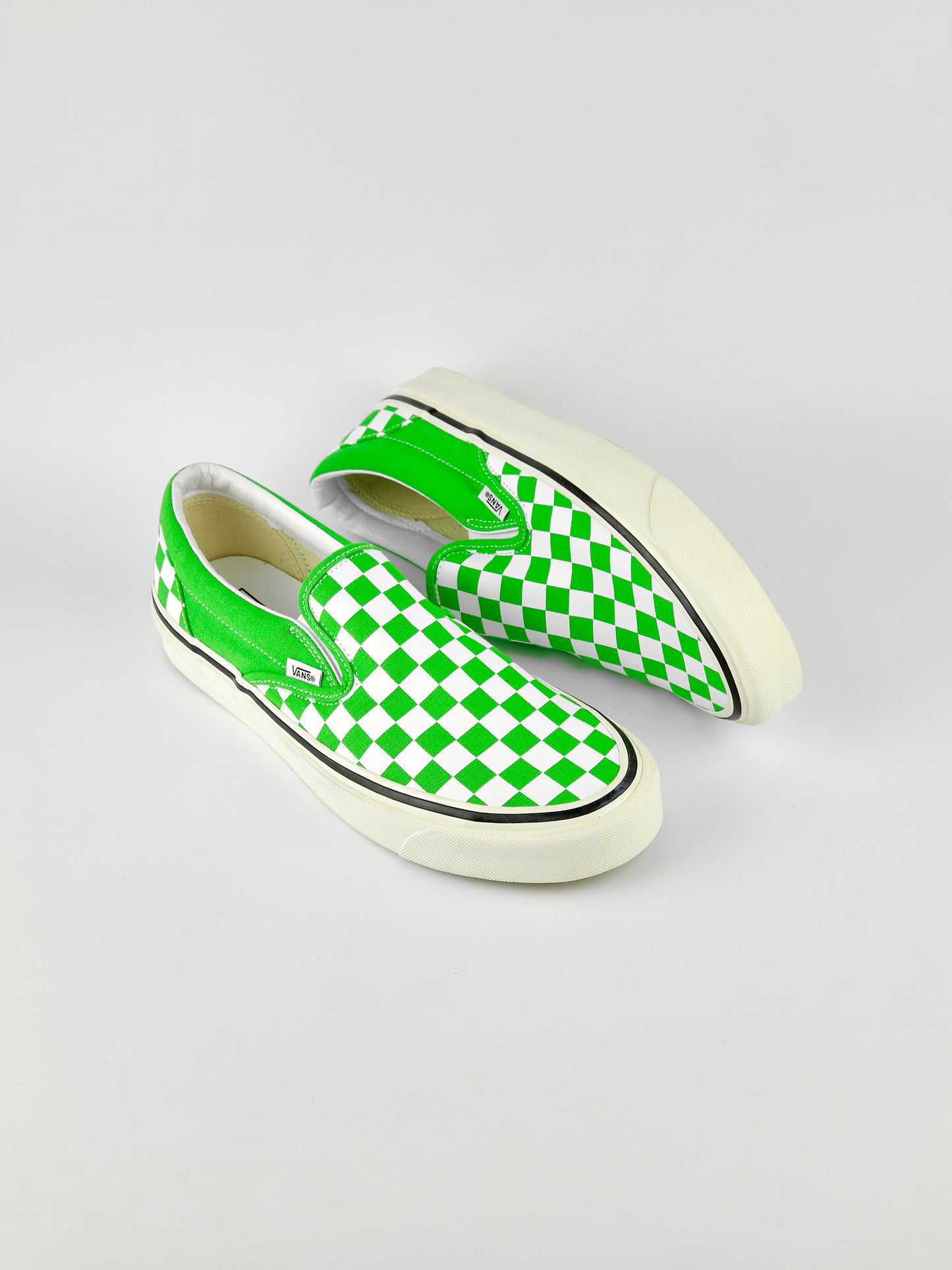 Vans Slip-on Checkerboard Green