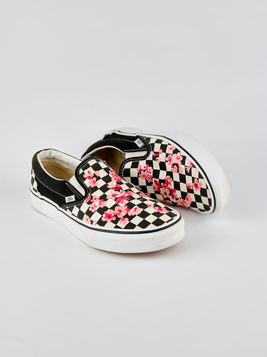 Vans Slip-on Checkerboard Cherry Blossom