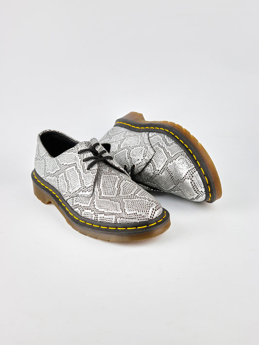 Dr. Martens 3 Eyelet 1461 Metallic Snake