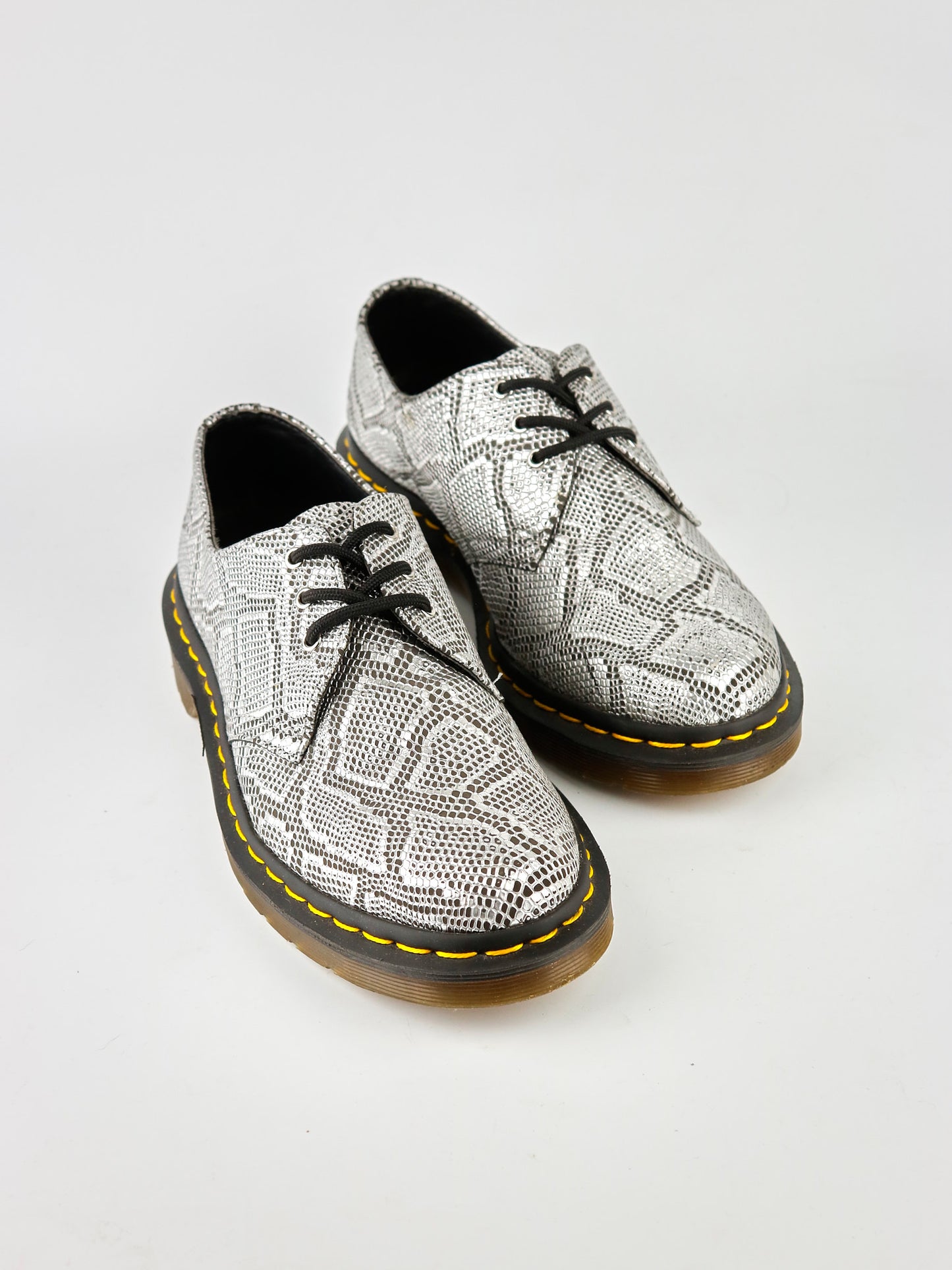 Dr. Martens 3 Eyelet 1461 Metallic Snake