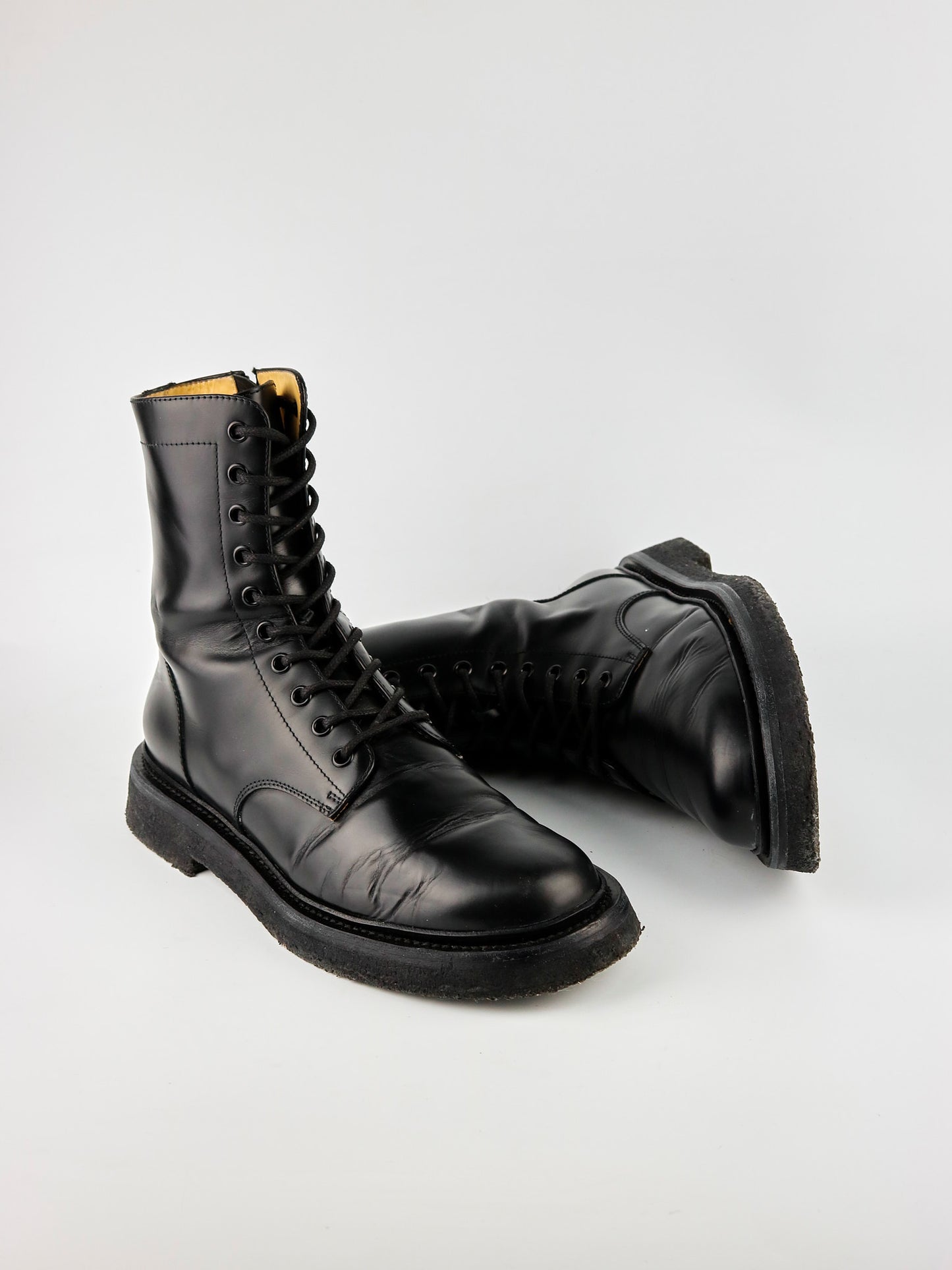 New Standart Leather Boots Made In Italy