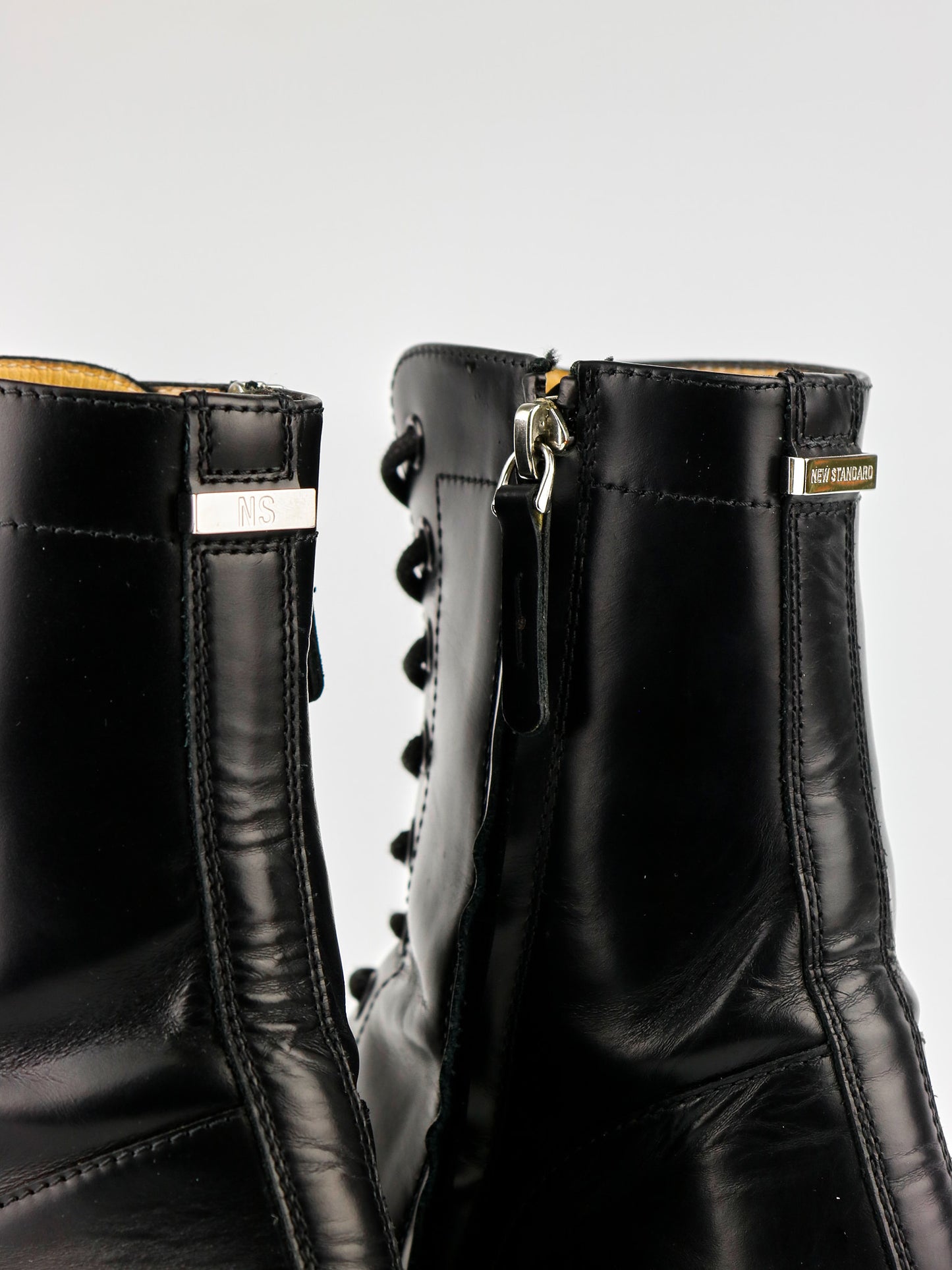 New Standart Leather Boots Made In Italy