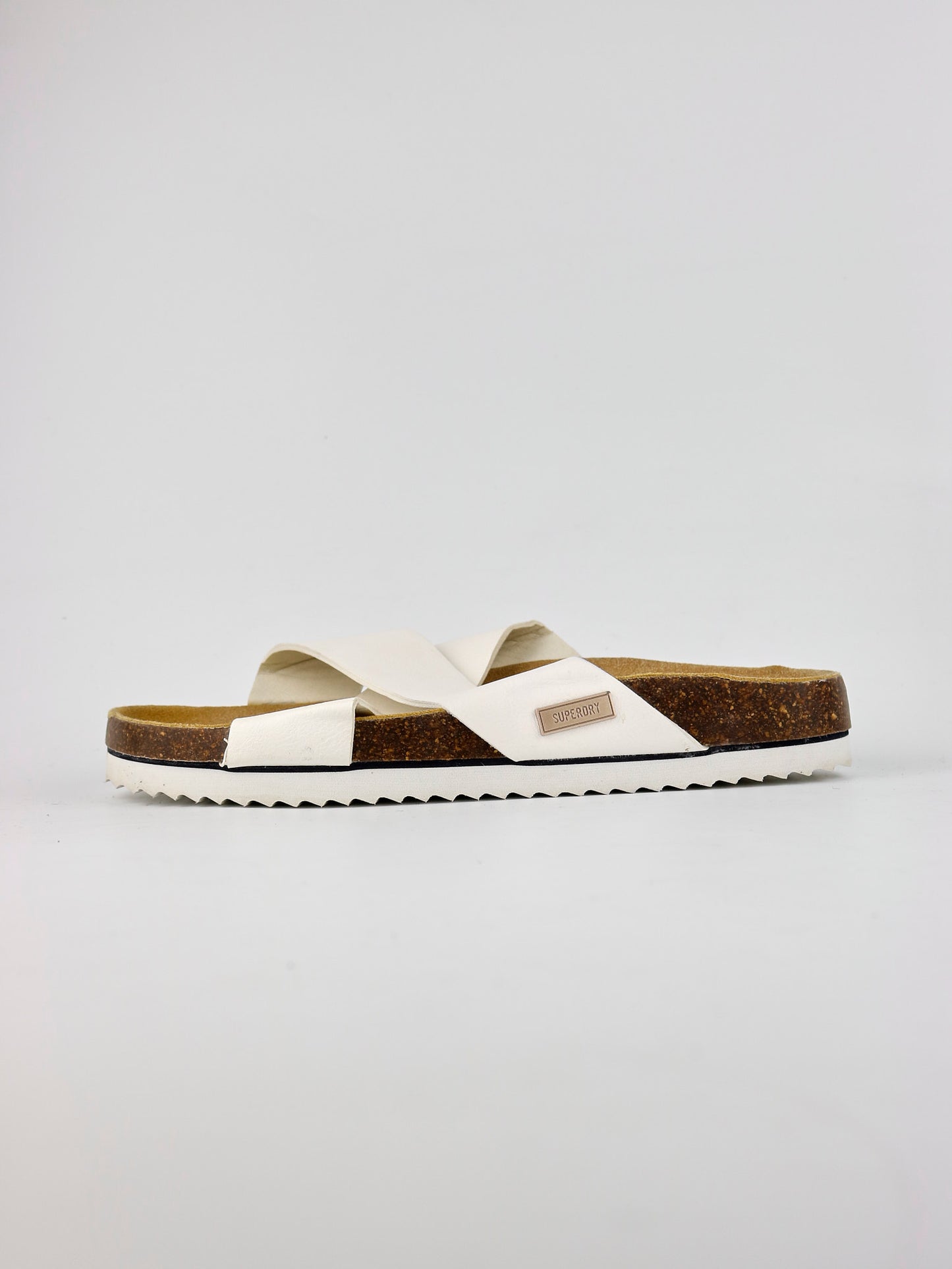 Superdry Luxe White Sliders