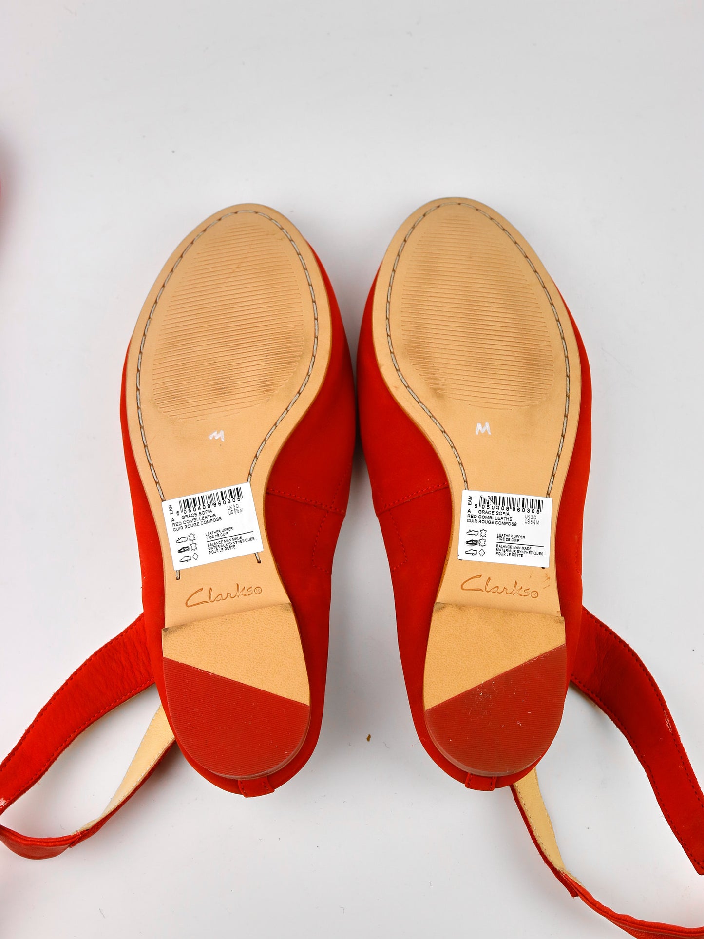 Clarks Plus Cusion Red Suede