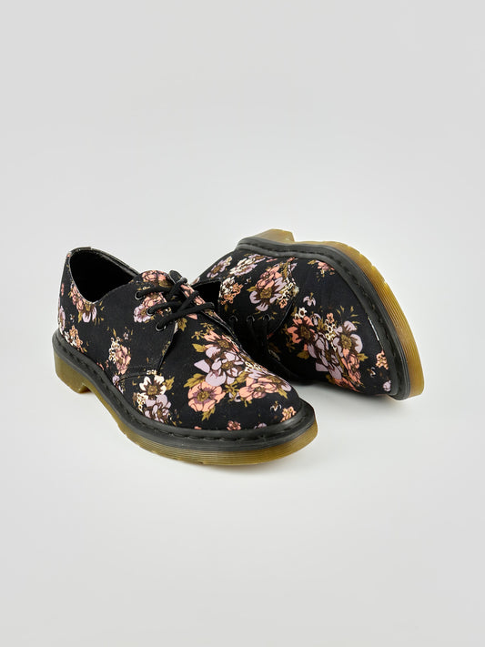 Dr. Martens Core Lester Black Wild Rose 3 Eye