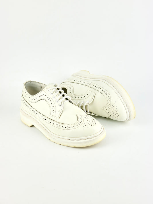 Dr. Martens 3989 Brouge Mono Smooth White