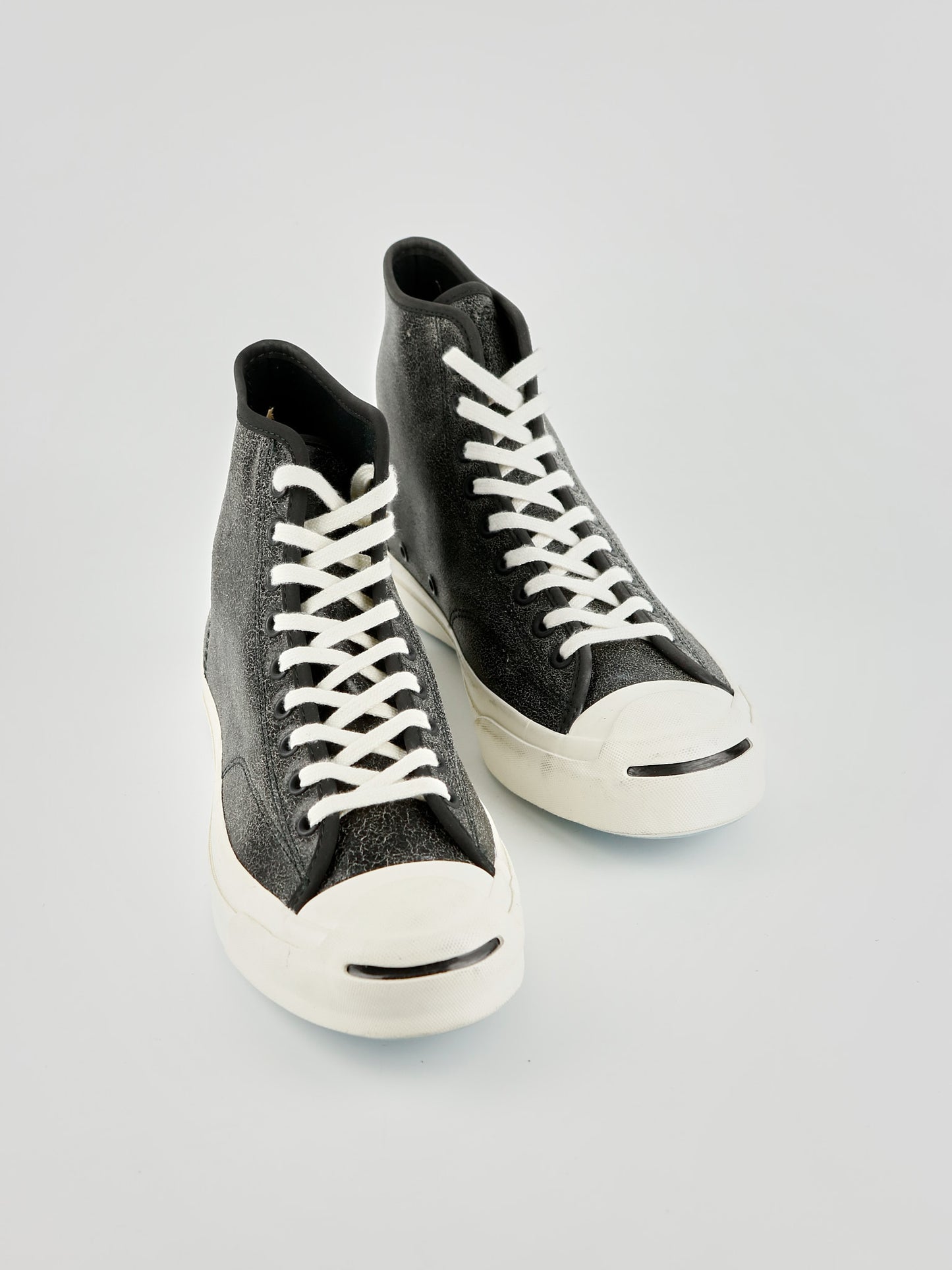 Converse Jack Purcell Suede Mid Grey