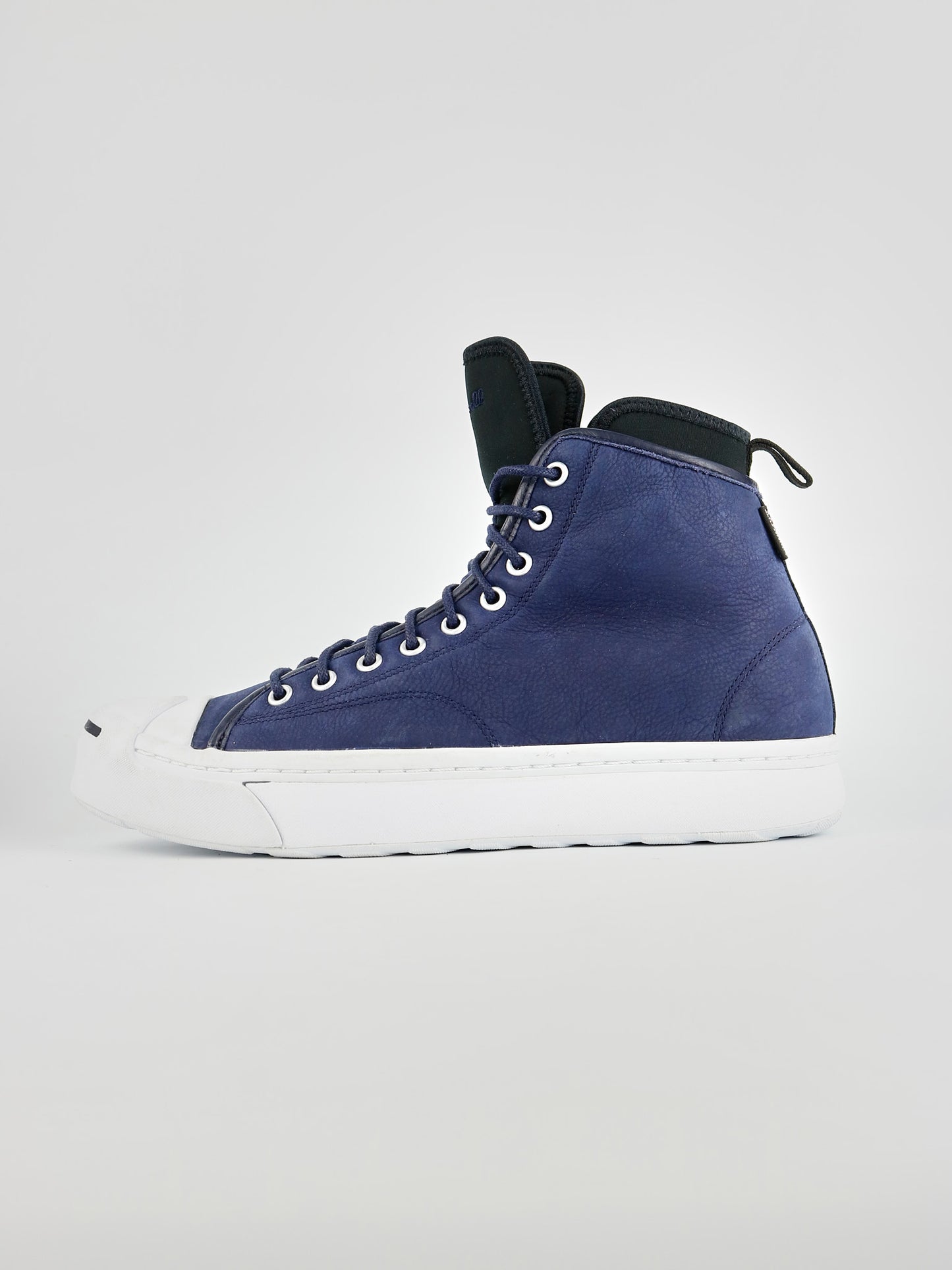 Converse Jack Purcell Suede Mid Blue