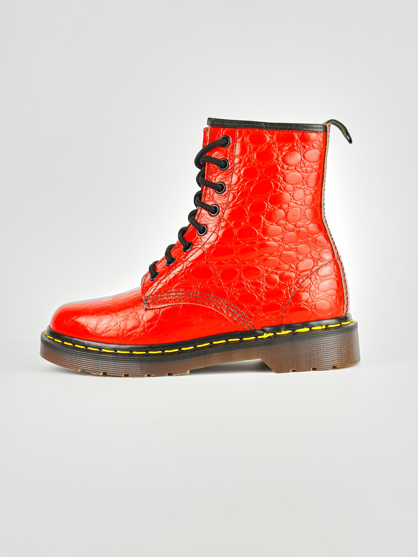 Dr. Martens 1460 Crocoskin Red