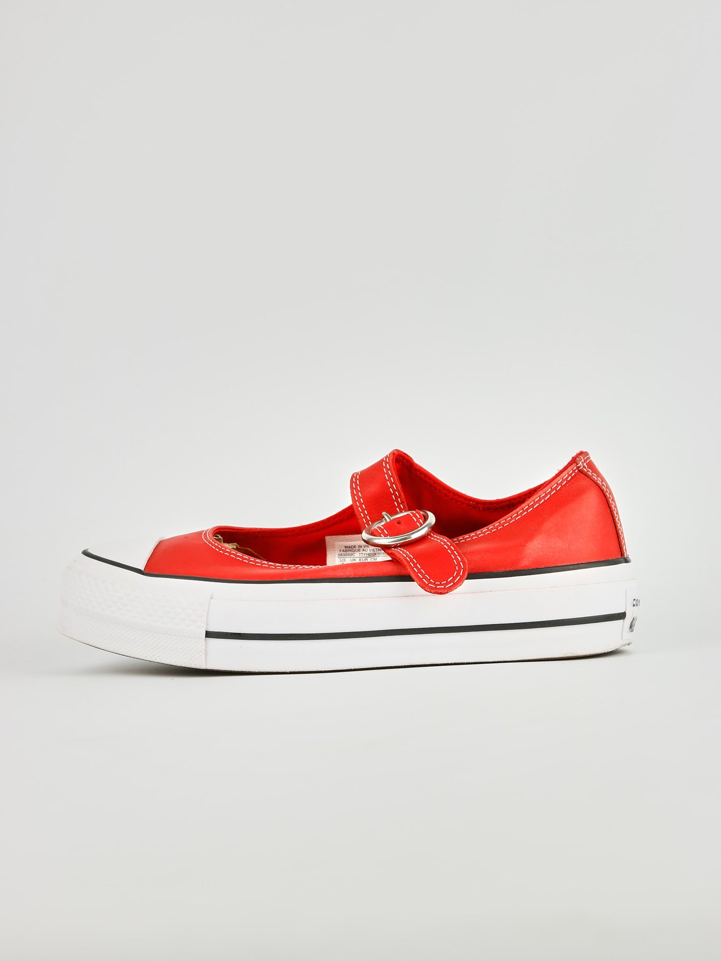 Converse Chuck Taylor Mary Jane Ox Enamel Red