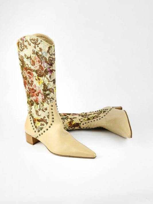 Cowgirl Embroidered Floral